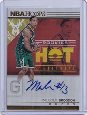 2016-17 Panini NBA Hoops - Hot Signatures Rookies Malcolm Brogdon #31