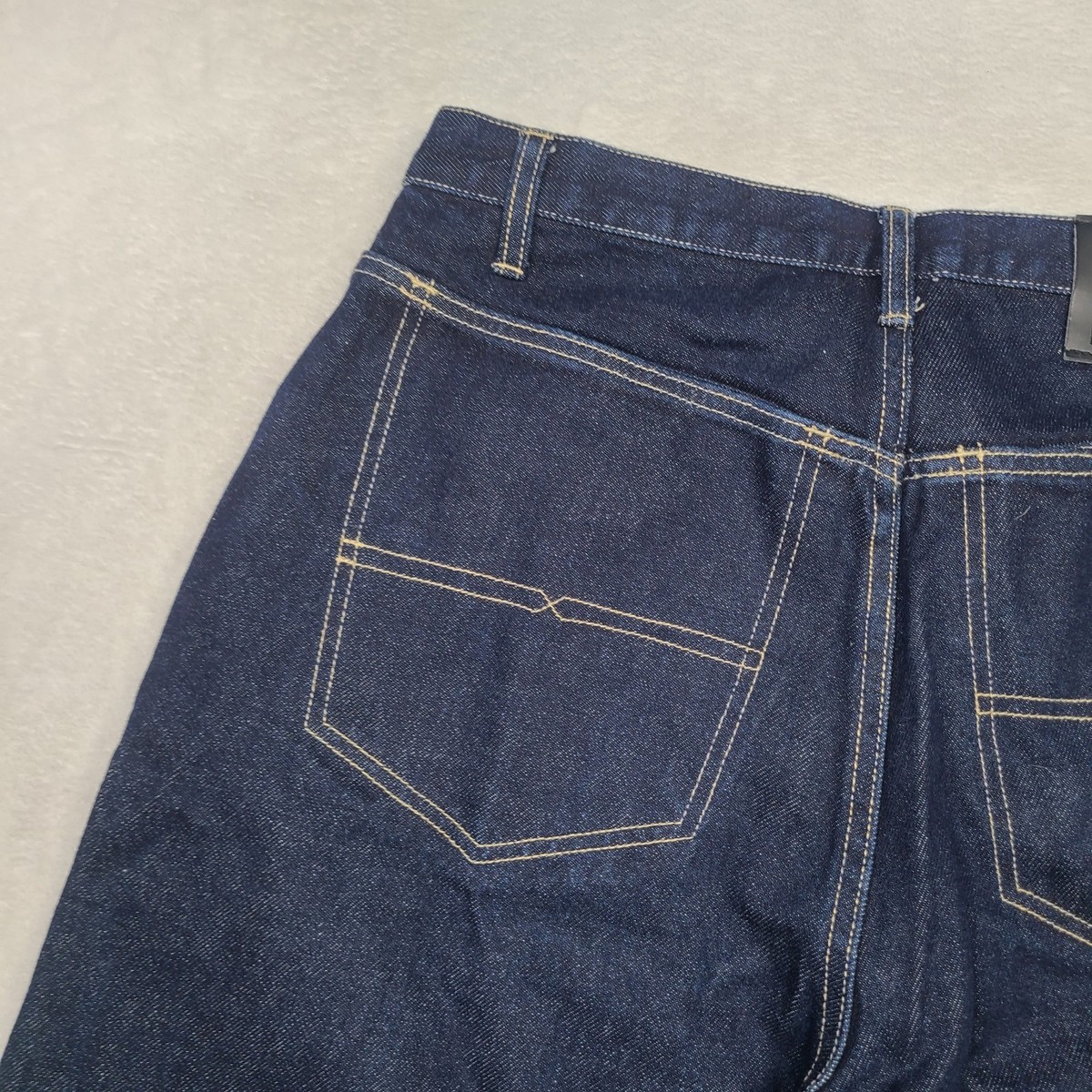 極太　Sean john デニムショーツ　jorts 濃紺 極太 Sean john デニムショーツ jorts 濃紺 - メルカリ