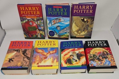 Harry Potter Complete Set: Hardcover Books 1-7 w/ Dust Jackets: Raincoast Canada