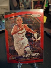 2025 Panini Prizm WNBA #7 Diana Taurasi Red Pulsar Prizms #/299
