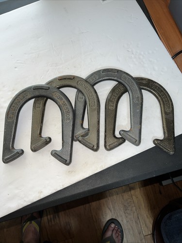 4 East Point metal Horseshoes