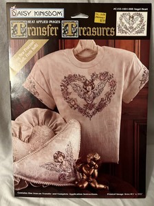 Daisy Kingdom Transfer Treasures/ #C153-1001-008 Angel Heart - Iron On Transfer 