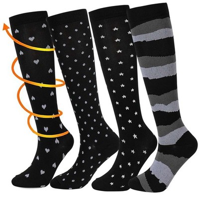 Womens Mens 15-20 mmHG Compression Socks Stockings Over Knee Medical Adult S-XL