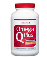 Dr. Sinatra Omega Q Plus Resveratrol and Turmeric - Omega-3 with CoQ10 and more