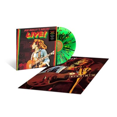 Bob Marley & The Wailers LIVE! Splatter Color Vinyl Record LP Limited Exclusive