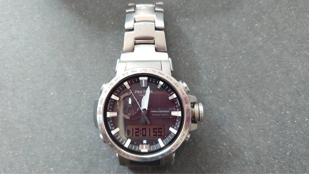 超美品】 CASIO PROTREK プロトレックPRW-60-7AJF