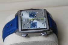 Tag Heuer Titanium Monaco Racing Blue Chronograph CAW218C.FC6548 BOX PAPERS! WOW 9