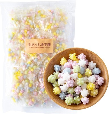 Konpeito 500g 60 Stk. Wrapped Sugar Candy Dagashi Japanese Sweets Snacks