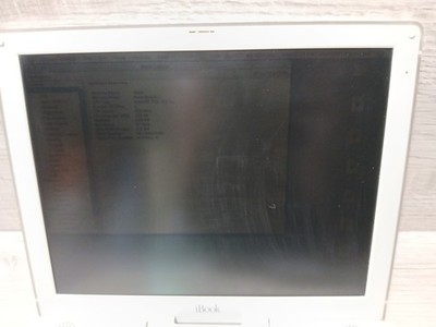2001 Apple IBook4,1 M6497 PowerPC G3 500 MHz 256MB 67MHz MacOS X