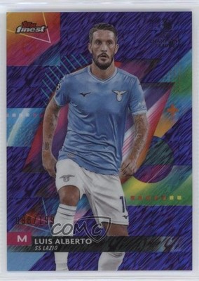 2023-24 Finest UEFA Club Competitions Purple Shimmer Refractor Luis Alberto 1aj