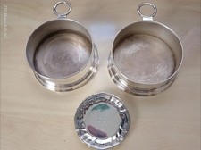 3 Portabottiglie In Argento