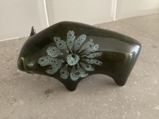 Vintage Lotus Pottery Mid-Century Bull