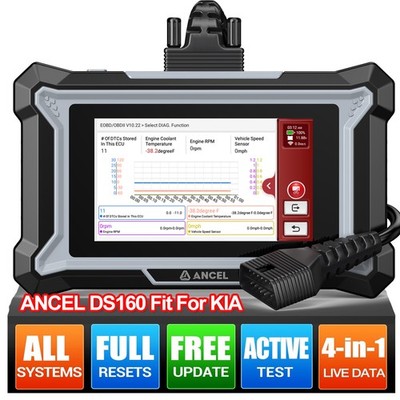 ANCEL DS160 Diagnostic Tool All System Bidirectional for Kia DPF ABS TPMS Reset