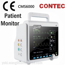 8" tragbarer Patientenmonitor Vitalparameter EKG NIBP SpO2 PR RESP TEMP CE