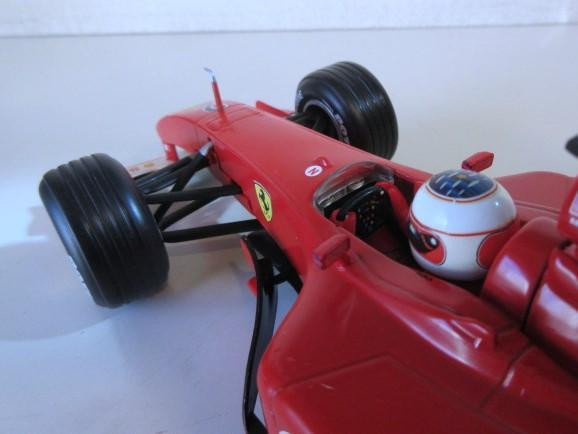Ferrari F2001 1/18 scale minicar w/Rubens Barrichello