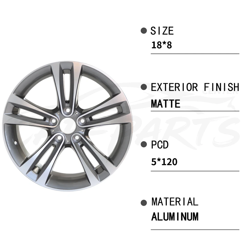 18"x 8" Wheel Rim 2012-2020 For BMW 320i 328i 330i 335i 340i 428i 430i 435i 440i Foto 3 de 4
