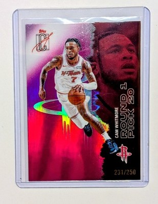Topps 2026 Signature Class Round 1 Pick 20 RC Cam Whitmore Rockets #69/250