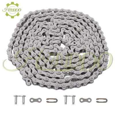 #41 Heavy Duty Roller Chain - 10 Feet + 2 Connecting Links 1/2 in Chain Pitch