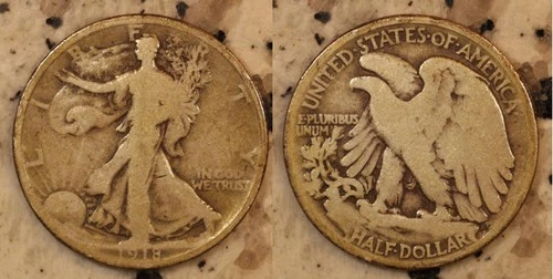 1918-P Walking Liberty Half Dollar — photo from another recent sale