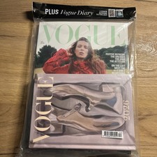 Vogue Magazine December 2025 Issue With Pink Shoes Diary