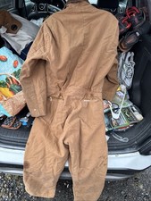 Vintage Walls Blizzard Pruf Coveralls Small Short Insulated Side Zip USA 80s