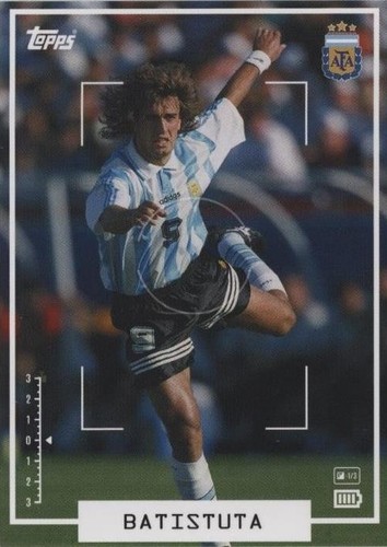 Authentic BNWT 1998 Argentina Home #9 Batistuta w/ World Cup