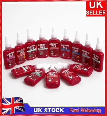 HENKEL LOCTITE LOCTITE Threadlocker Fast Acting Nut & Bolt Thread Lock Sealant Adhesive Glue UK