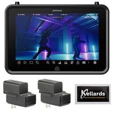 Atomos Shogun 7-inch HDR Monitor-Recorder w/ 2x Batts/Chargers  Wipes Bundle