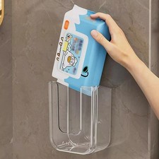 Wall Mounted Wet Wipes Dispenser Self Adhesive Tissue Holder Box Kitchen AU