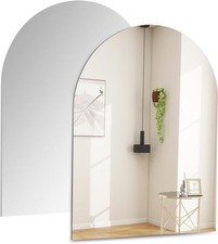 2 PCS Acrylic Mirror, 20cmX30cm Stick on Mirrors for Bathroom Self Adhesive Mir