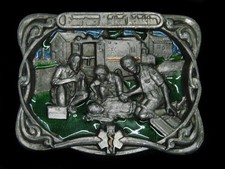 TA09130 VINTAGE 1986  EMERGENCY MEDICAL TECHNICIAN  EMT BELT BUCKLE
