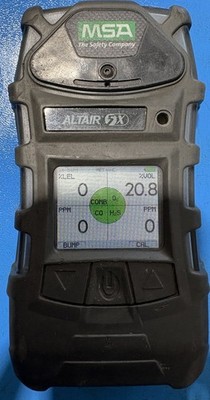 MSA Altair 5X 4-Gas  Monitor Color Screen, Calibrated, Charger
