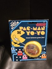SEALED 1980 Pac-Man Duncan Yo-Yo with Video Action New card Pacman Arcade YoYo