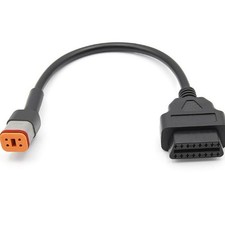 4Pin To OBD2 Diagnostic Scanner Adapter Cable ONE Custom for Harley 16 To 4 Pin