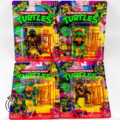 4x Teenage Mutant Ninja Turtles Classic Collection TMNT Playmates Vintage NEU