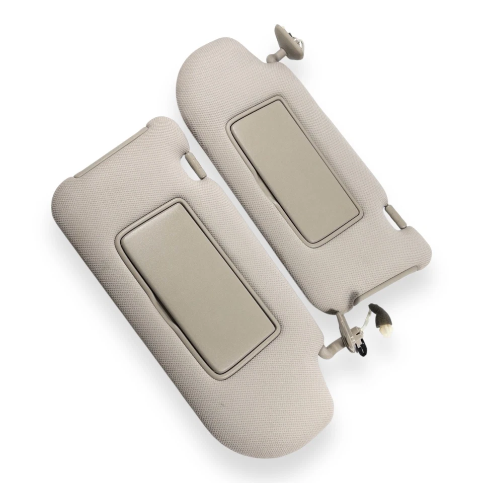 Infiniti M35 2006-2010 conjunto de par de parasoles laterales para conductor y pasajero tela iluminada Foto 3 de 4