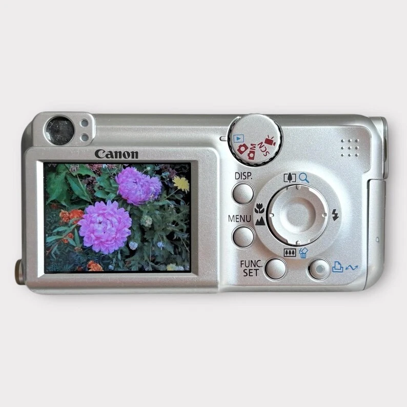 Blue camera Canon PowerShot A460 5.0 MP + card - Image 4 of 4