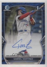 2023 Bowman Blue Lunar Crater Refractor /150 Gabriel Martinez #CPA-GMA Auto 0f5t