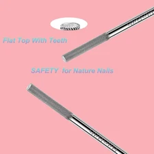 Nail Drill Bit Professional Safety Carbide Nature Nail Buffer Drill Bit 3/32”...