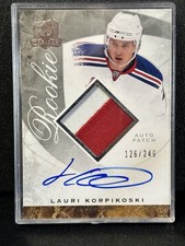 2008-09 UD The Cup Lauri Korpikoski RPA Rookie Patch Auto /249