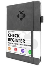 Check Register – Elegant Check Registers for Personal Checkbook with Check & ...
