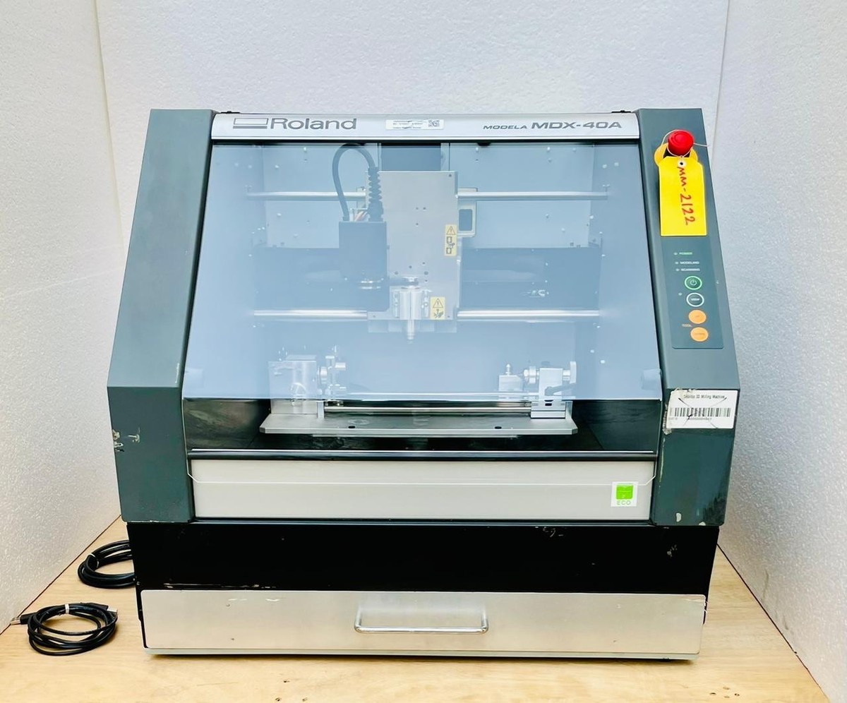 Roland MDX-40A Techsoft Rotocamm Desktop CNC Milling Machine 100