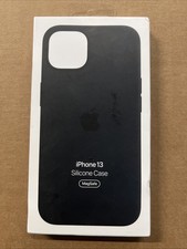 Genuine Apple Silicone Case with MagSafe for iPhone 13 - Midnight
