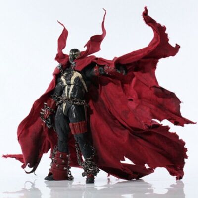 1/12 Scale Rode Custom Deluxe Red Wired Cape for Mcfarlane Spawn