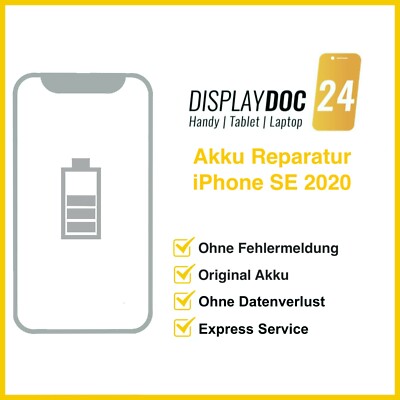 Akku Reparatur für Original Apple iPhone SE 2.Gen ohne Fehler Freiburg & Versand