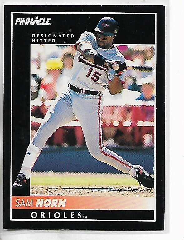1992 Pinnacle Series 1 Sam Horn Card # 221