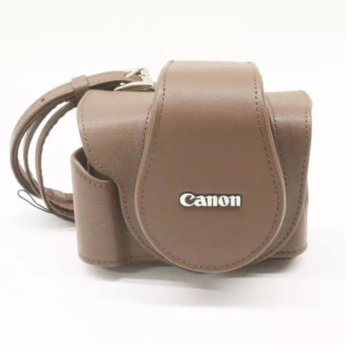 Used Genuine leather digital camera case for Canon Powershot  G1X Mark III