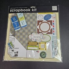 New Me My Big Ideas Travel Scrapbooking Kit 12" x 12" Complete
