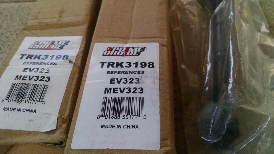 Par (2) Nuevas barras de amarre interiores Chrysler Sebring Stratus Cirrus Breeze TRK3198 EV323 Foto 2 de 4