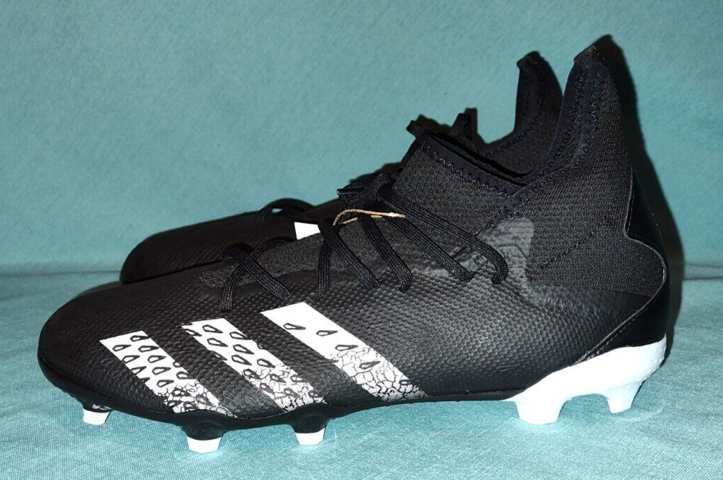 NEW Adidas Predator Freak.3 Firm Ground FG Soccer Cleats Black FY1030 Mens  7.5 - SATRANG